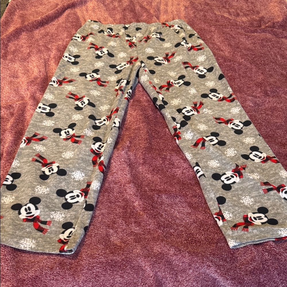 Disney Mickey Mouse Gray Pajama Bottoms